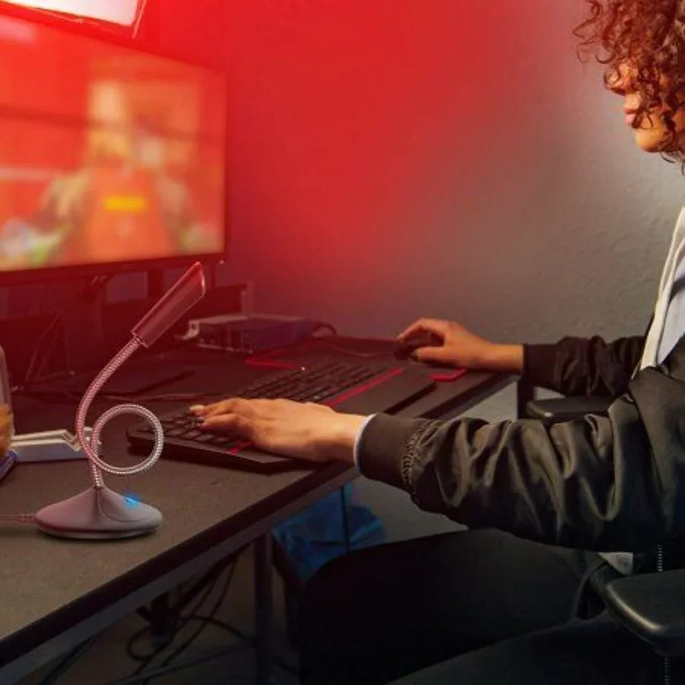 USB Computer Microphone [Plug & Play] 5ft -Mic Gaming PC YouTube